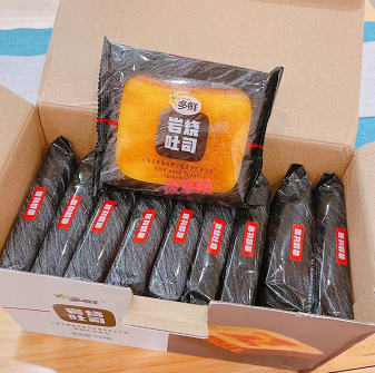 15.8元包邮！多鲜岩烧乳酪吐司面包  一整箱