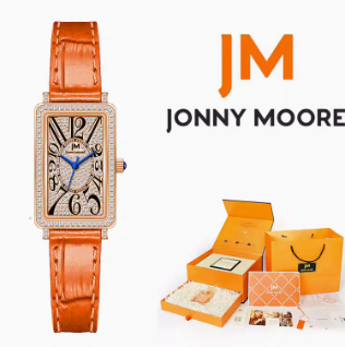 169元包邮！JONNYMOORE联名DOM轻奢女表