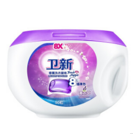 7.9元！卫新 香薰洗衣凝珠玫瑰10ml*40粒