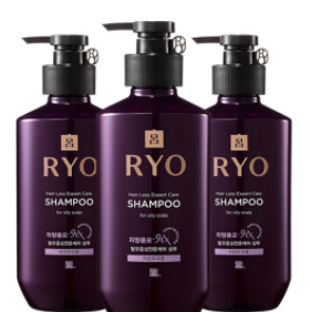 70元包邮！紫吕固发滋养润发洗发水400ml*3瓶