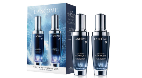 Lancome兰蔻小黑瓶50ml双瓶装(价值$210),85折$146.2+满赠好礼