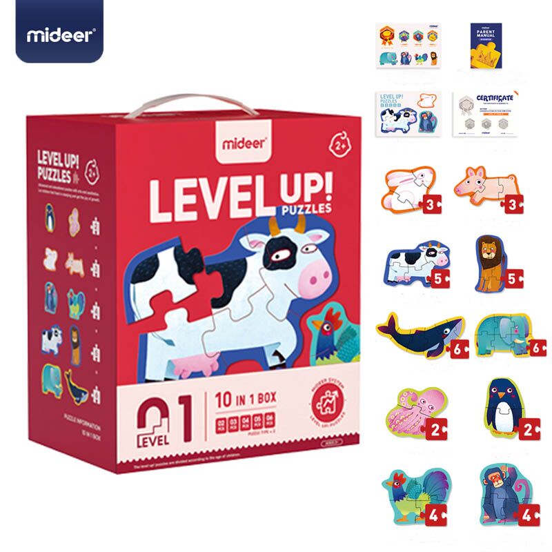 【弥鹿】儿童拼图益智进阶宝宝幼儿玩具
