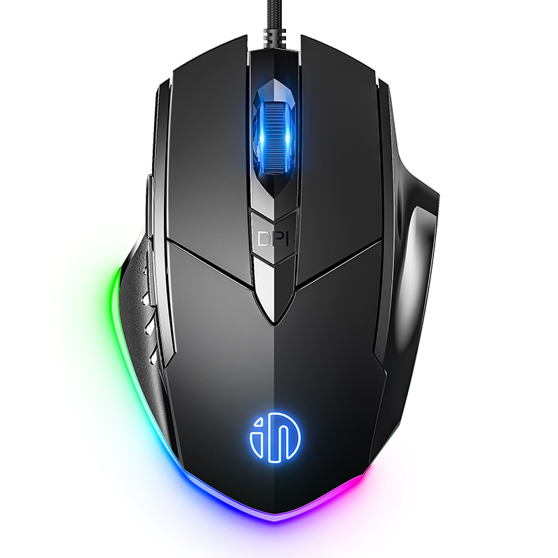 英菲克USB有线静音鼠标游戏办公