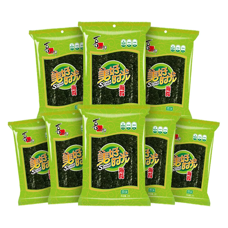 美好时光海苔原味3g*8袋