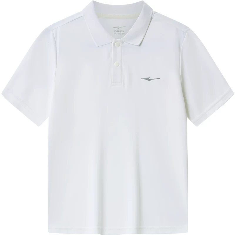 鸿星尔克童装夏季新款男童POLO衫速干衣