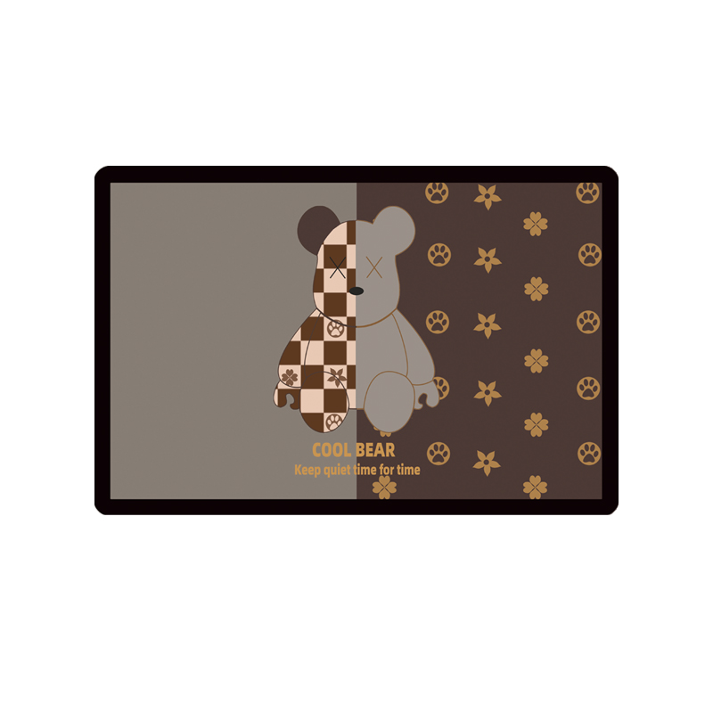 签到【淘工厂】水晶绒防滑地垫40*60cm