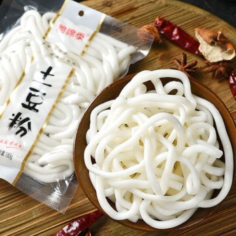 9.9元包邮！脆锦季 四川土豆粉180g*7袋