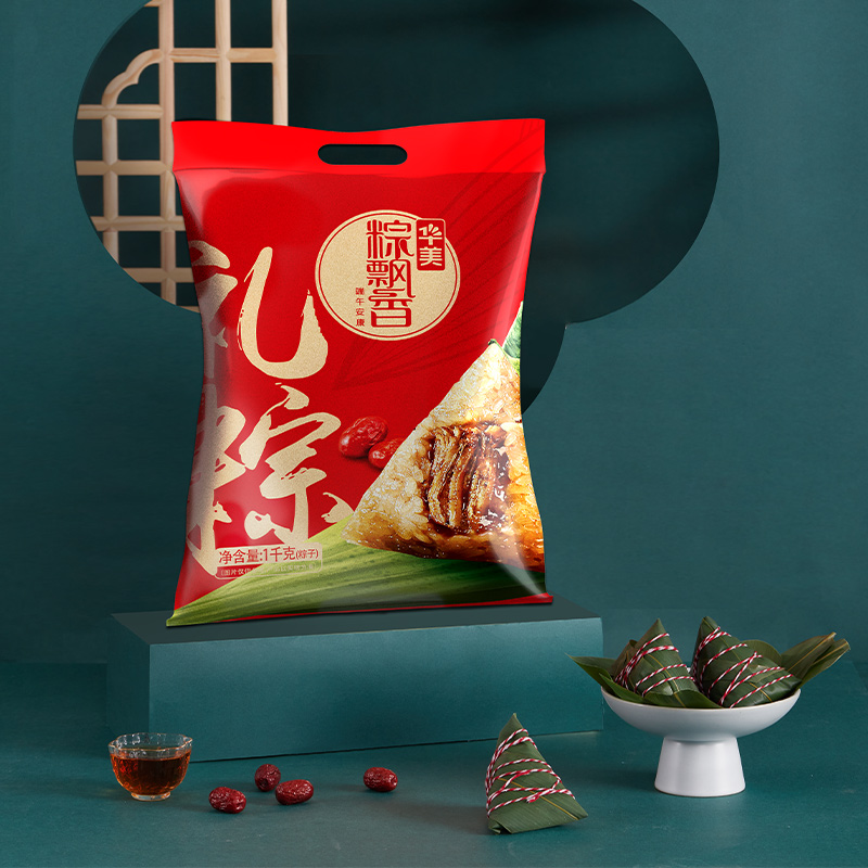 华美端午送礼嘉兴肉粽礼袋10只