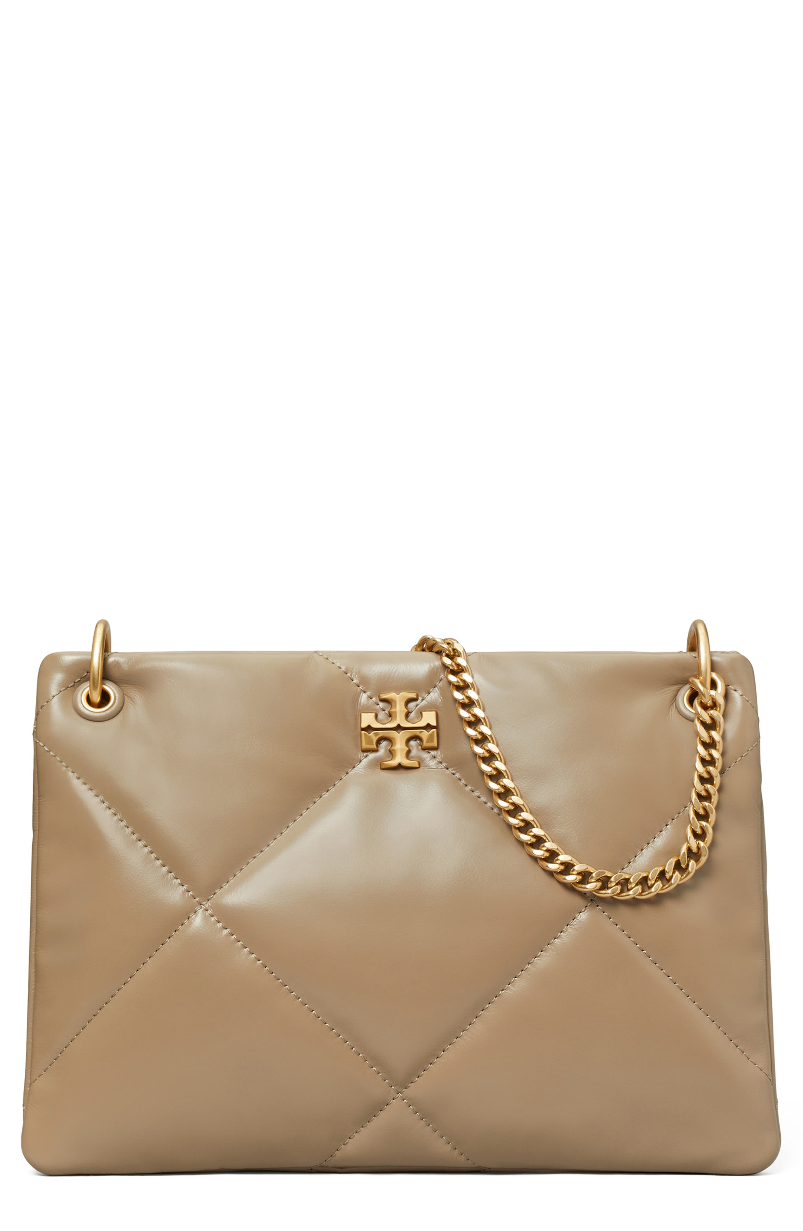 Tory Burch Small Kira Diamond Quilted Leather Shoulder Bag