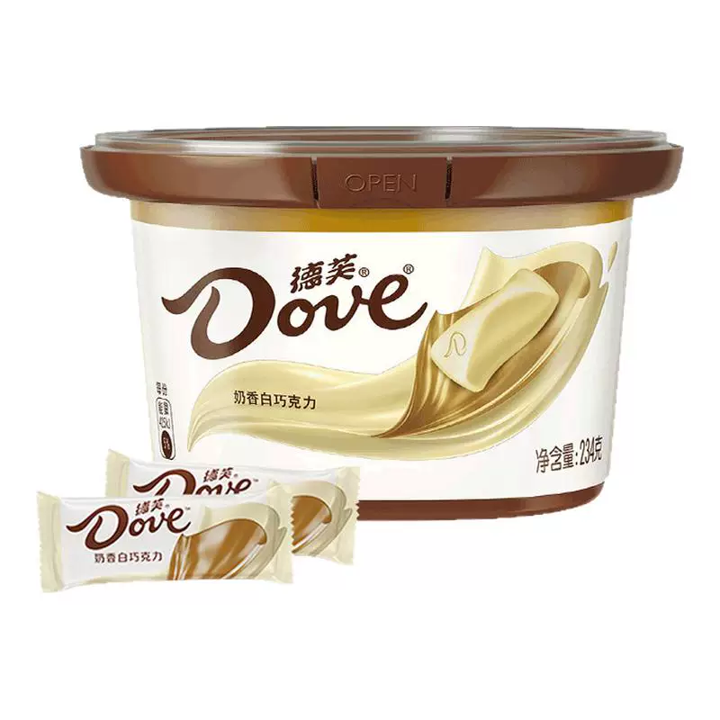 德芙丝滑巧克力112g碗装甜蜜到手价