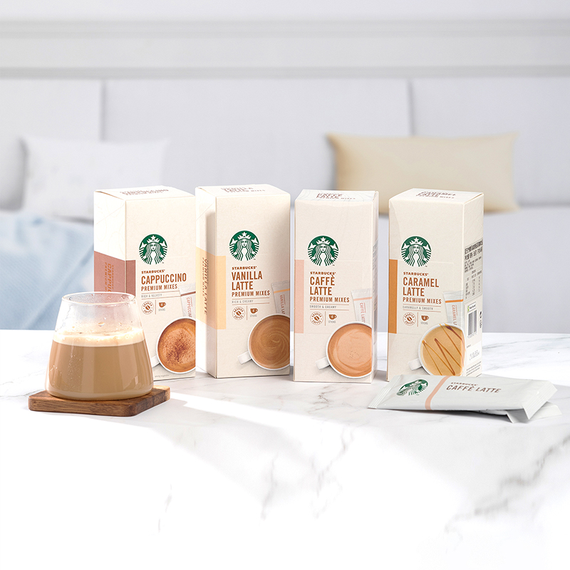 星巴克速溶咖啡4口味*16袋