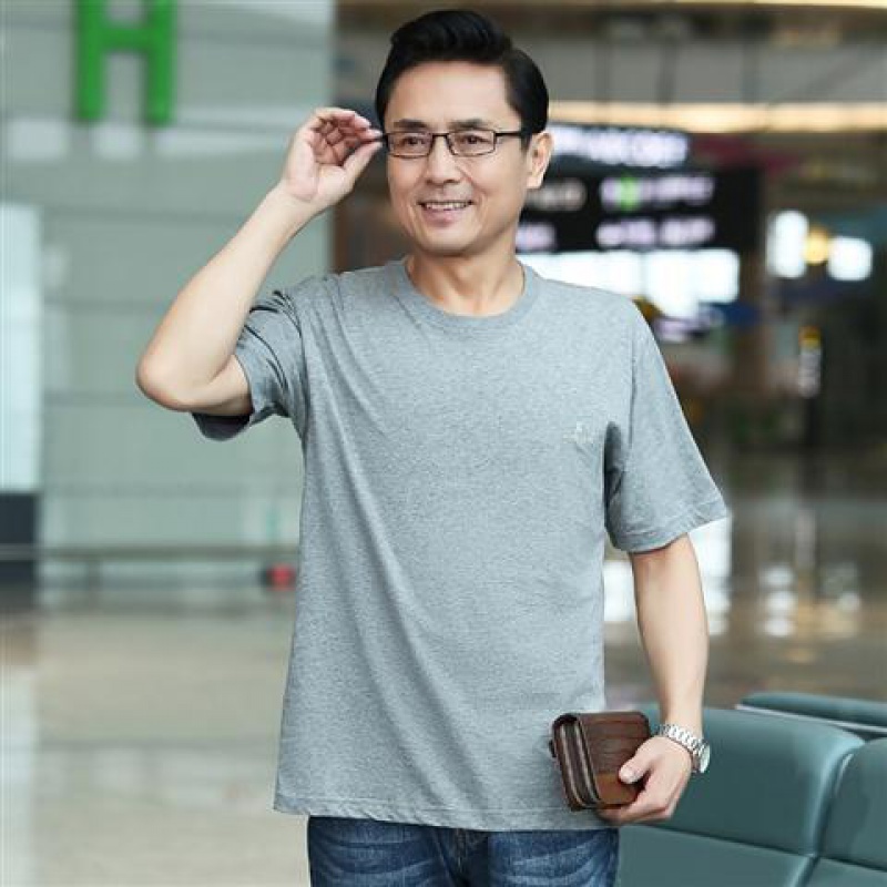 男中年爸爸装 短袖T恤