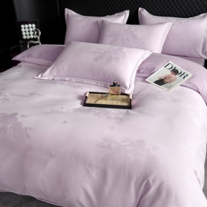 无印独白高奢升级版金丝银线宋锦缎大提花四件套G