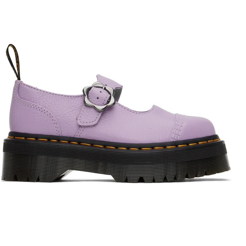 DR. MARTENS Addina Flower 厚底牛津鞋$94 SSENSE超值好货-拔草哦