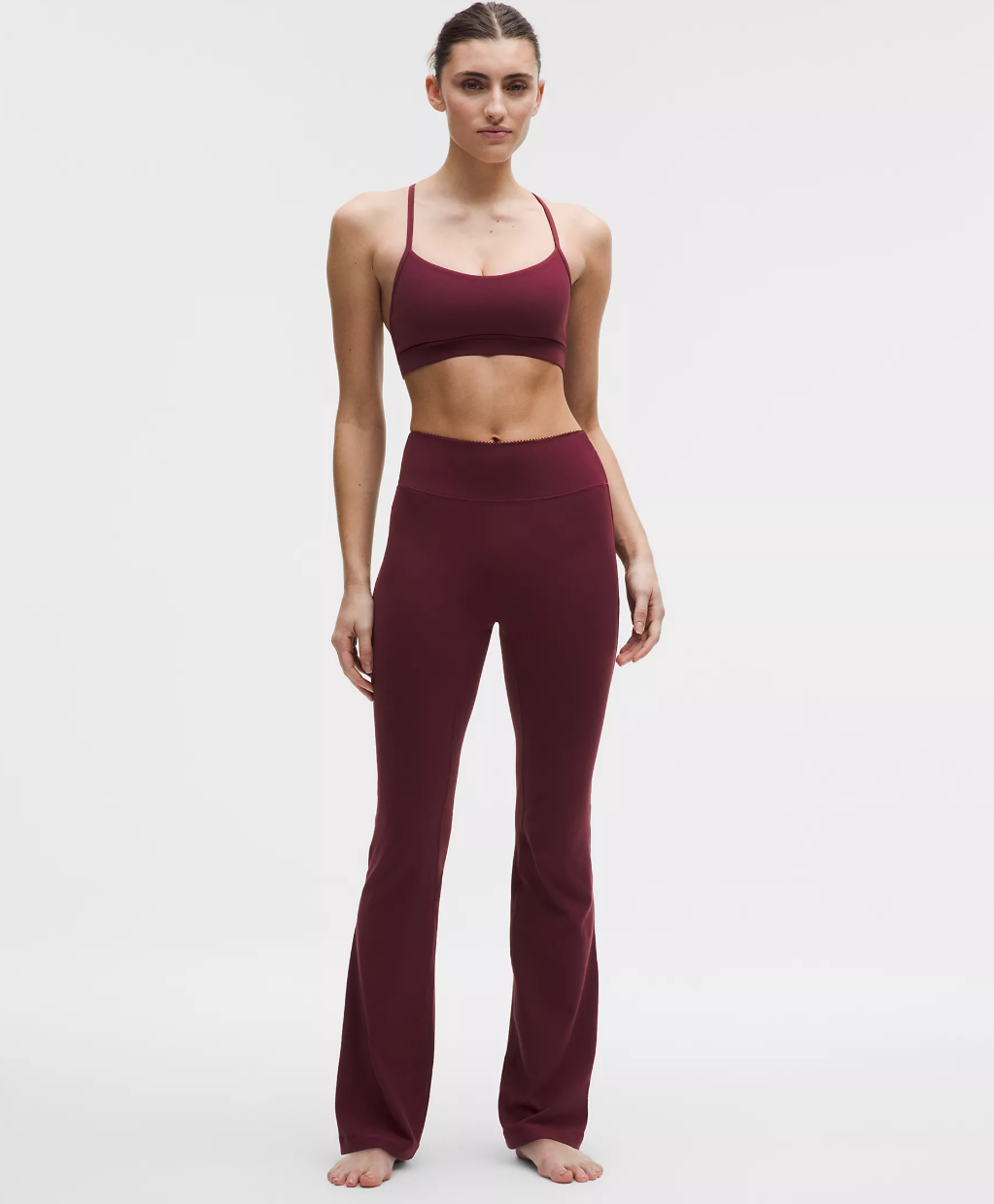 lululemon Scuba Hoodie Burgundy with Gold Zipper