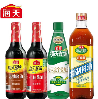 19.9元包邮！海天 4瓶装礼盒