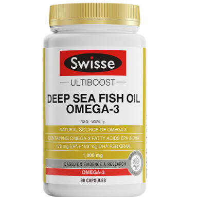 49元包邮！Swisse斯维诗深海鱼油1000mg90粒