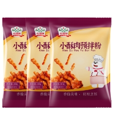 7.9元包邮！吉得利 小酥肉预拌粉200g*3