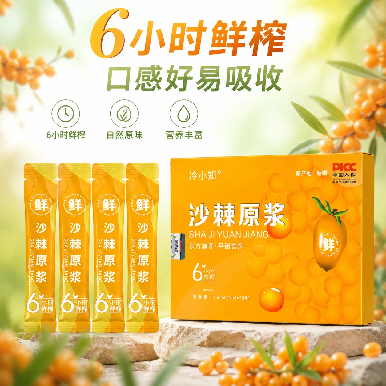 新疆沙棘原浆10g×50袋
