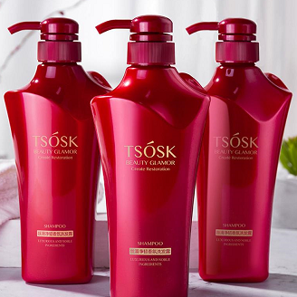 39.9元包邮！TSOSK 丝滑净韧香氛洗发露500ml