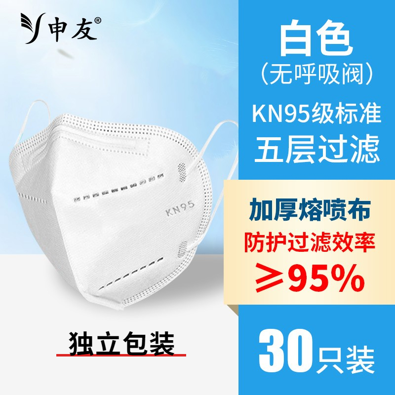 防尘口罩工业粉尘n95囗罩KN95带呼吸