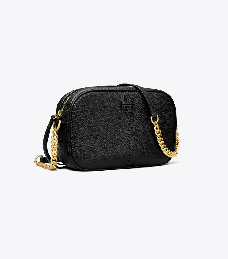 Tory Burch汤丽柏琦McGraw相机包 Black