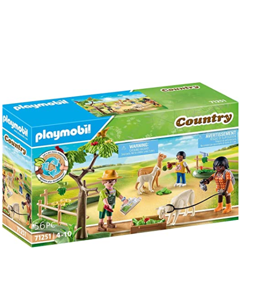 PLAYMOBIL Country 71251 羊驼徒步旅行 农场动物 