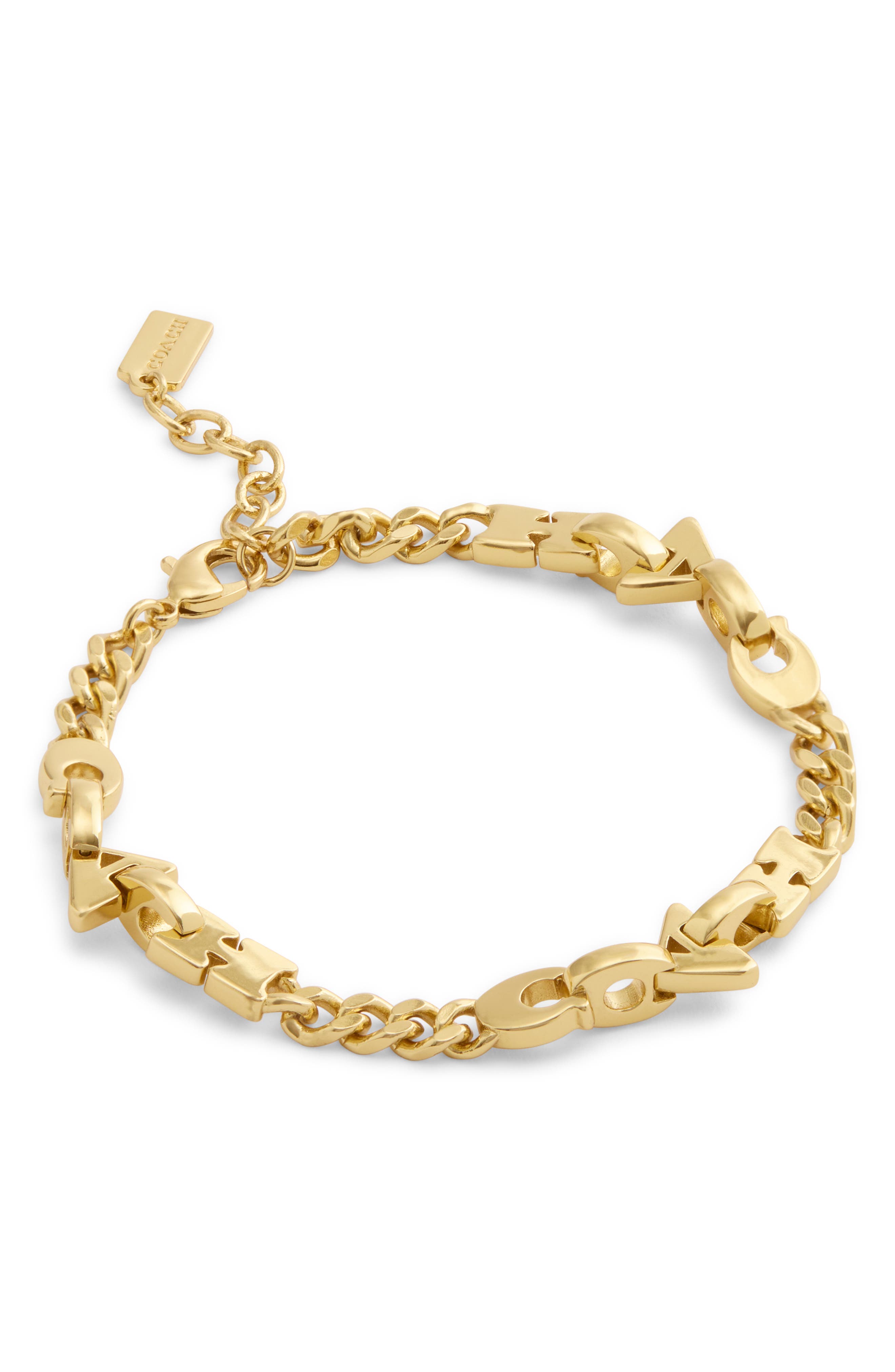COACH Logo Link Bracelet