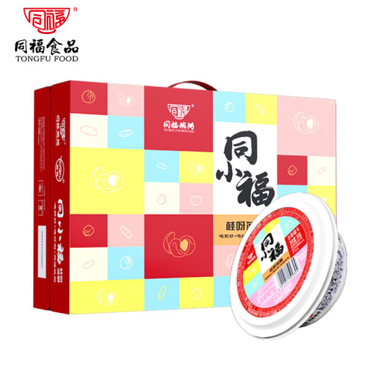 【2.1元/碗】151元！同福碗粥 方便速食粥礼盒 300g*12碗 *6件