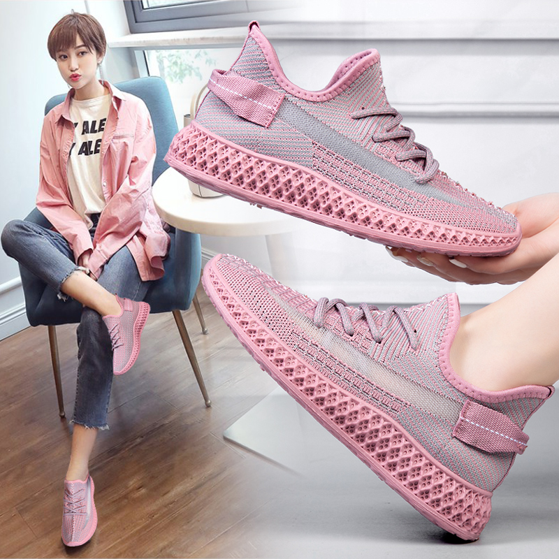 爆款椰子鞋网面透气女运动鞋