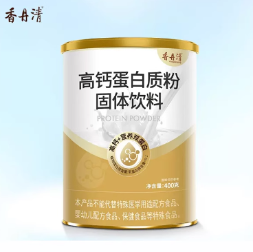 18.9元包邮！央视推荐香丹清高钙蛋白粉400g