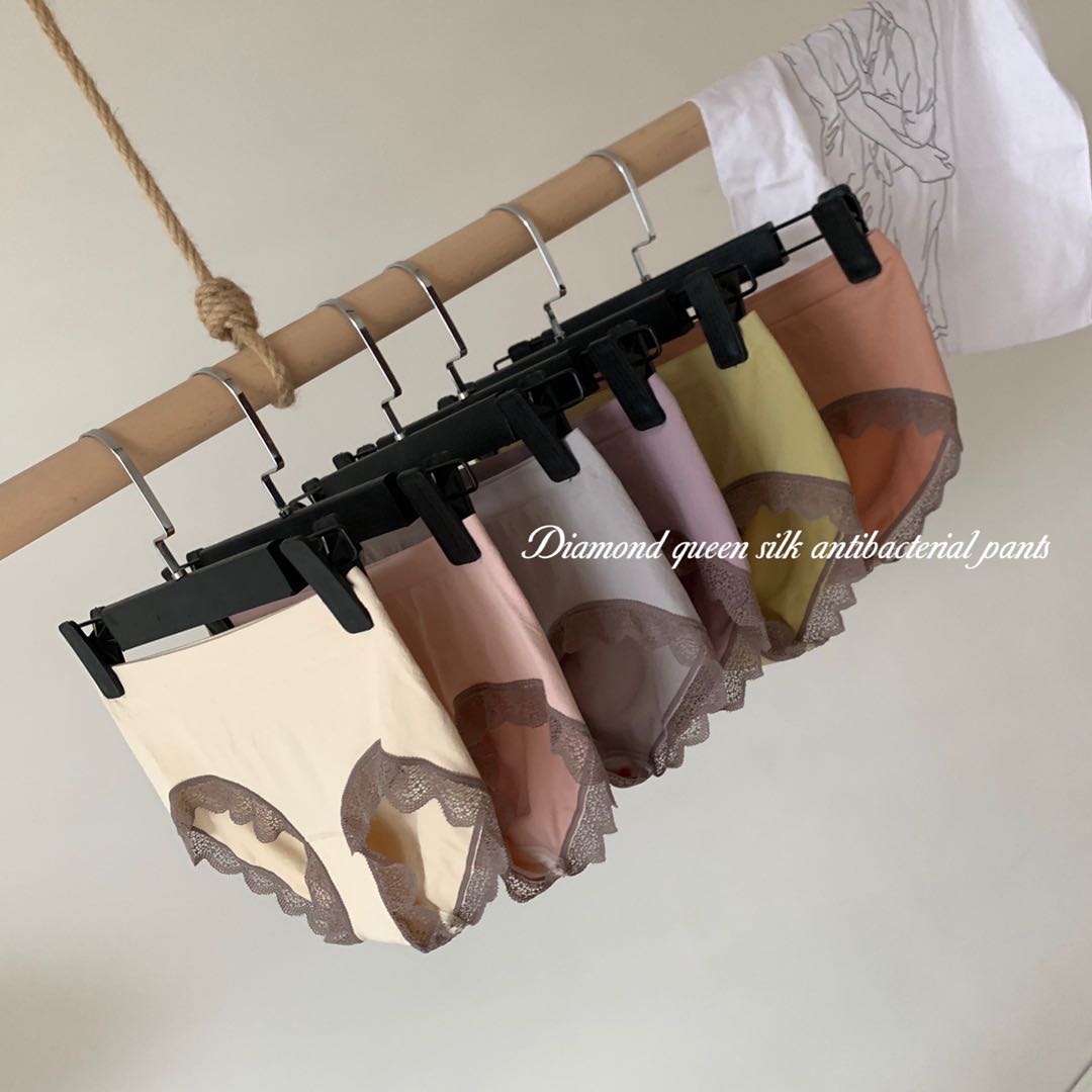【高定礼盒3条装】蚕丝无痕抗菌女内裤