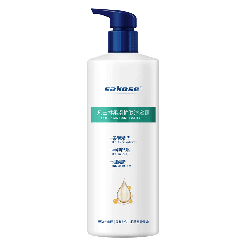 【可签到】sakose凡士林柔滑沐浴露500ml