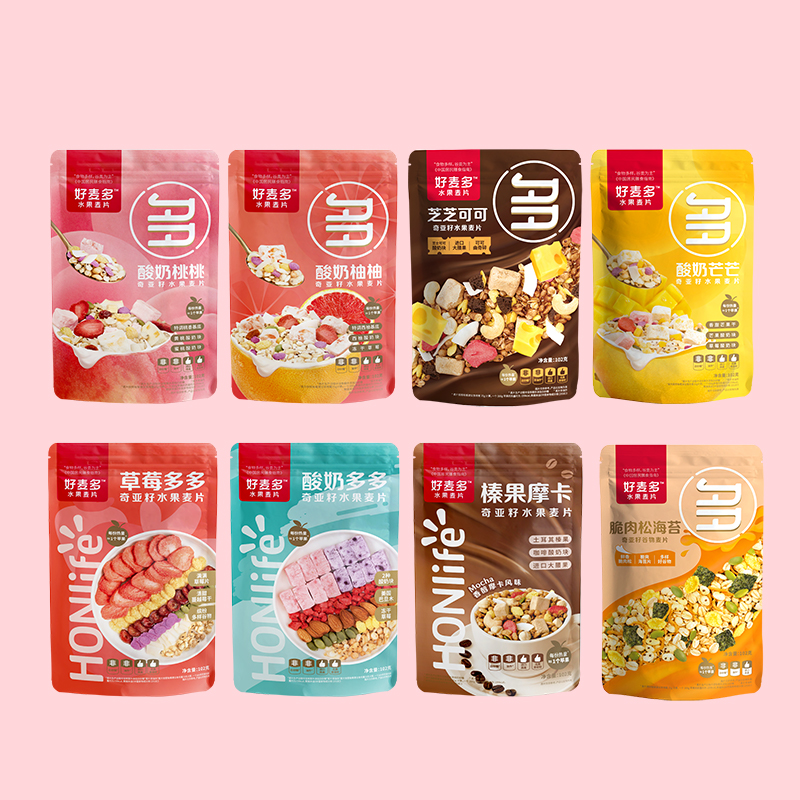 【3包到手19.7】好麦多水果麦片3包306g