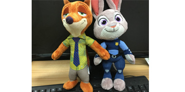 Zootopia 疯狂动物城 大号狐尼克毛绒玩偶 