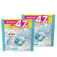日本花王4D洗衣凝珠 56个*2包 百合味/玫瑰味