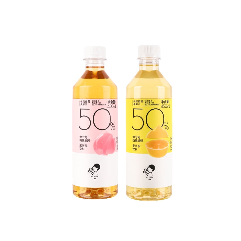 【蜜蜂惊喜社】果汁茶低糖0脂饮料