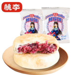 13.2元！云南特产桃李鲜花饼400g（凑单包邮）