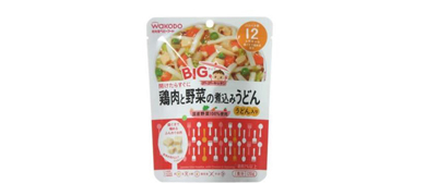 wakodo 和光堂 婴幼儿辅食鸡肉蔬菜乌冬面泥 120g×6袋