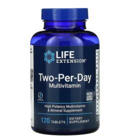 Life Extension, 每日两片多维生素，120 片