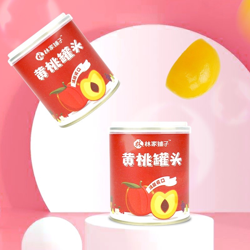  林家铺子 黄桃罐头 300g*6罐