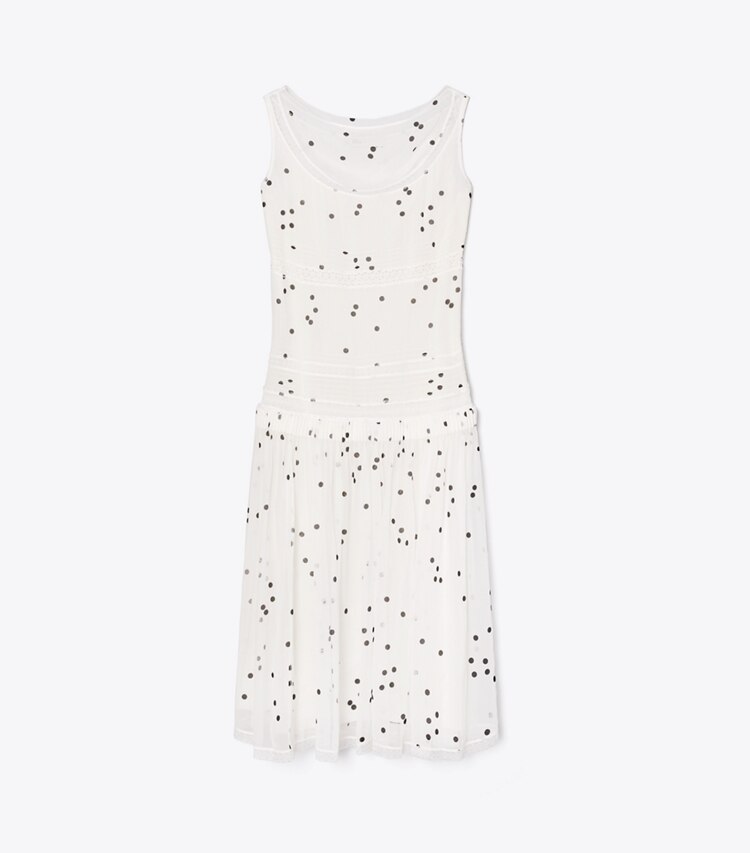 open lace back dress Tory Burch