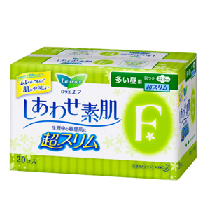 花王乐而雅素肌225cm日用卫生巾20片