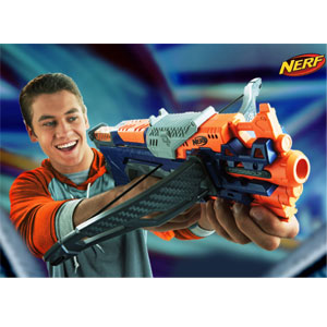 Hasbro孩之宝Nerf热火 A9542 十字弓发射器