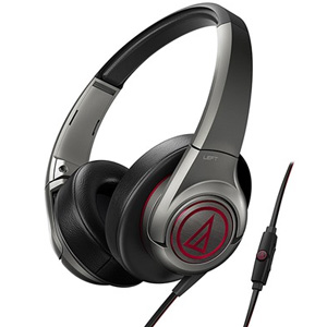 Audio-Technica 铁三角 ATH-AX5iS头戴式音乐监听耳机