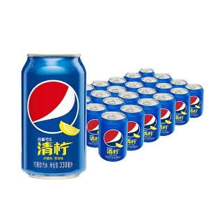 61元包邮！百事可乐清柠味汽水碳酸饮料330ml*48罐