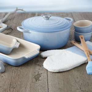 Le Creuset酷彩 珐琅铸铁锅冰蓝色 20cm