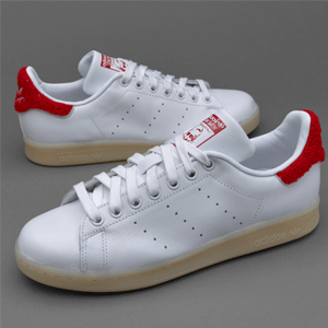 adidas 阿迪达斯 Stan Smith 女士休闲运动鞋 红尾 adidas 阿迪达斯 Stan Smith 女士休闲运动鞋 红尾
