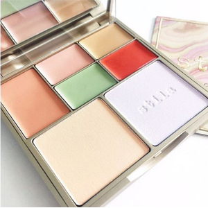 Stila完美眼影修容盘all in one七色遮瑕膏