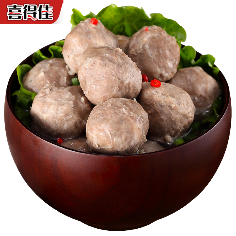喜得佳正宗潮汕牛肉丸手打牛筋丸子2斤